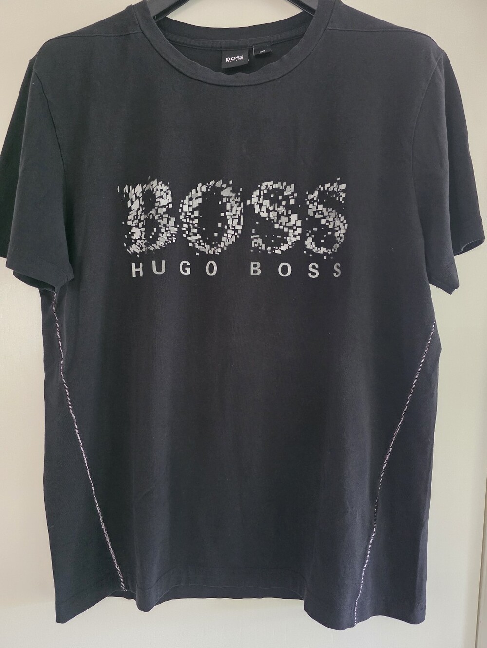 Hugo Boss Men's Black Logo Graphic T-Shirt Sz Medium
